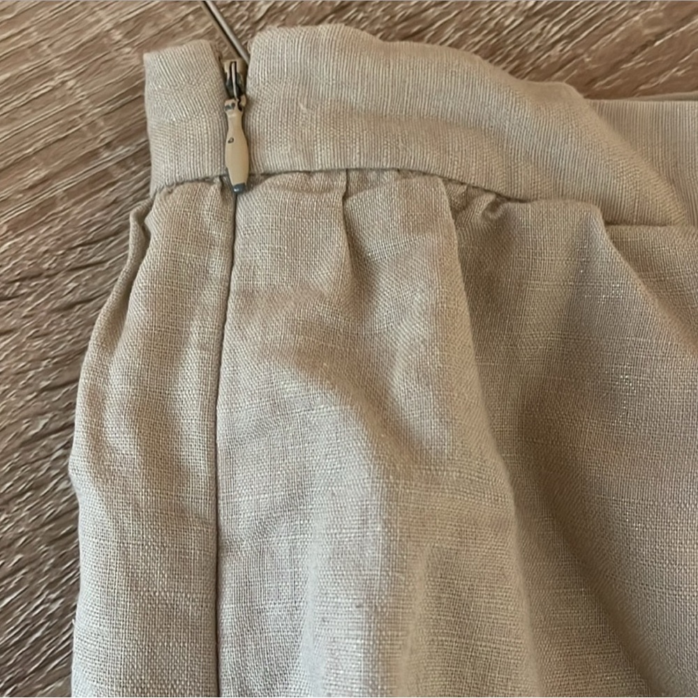 Anthropologie Edme & Esyllte Gold Tulip Layered Petal Skirt Pre-loved size 6p - Picture 2 of 4